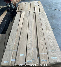 Crown Cut White Oak Wood Veneer 0.45mm Mobilya kalitesi stokta