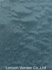 Boyalı A Sınıfı Sapelli Pommele 7053 Renk Mavi Ahşap Kaplama İç Dekorasyon Kullanımı