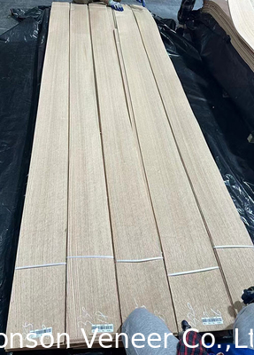 Çeyreği kesilmiş Amerikan Kırmızı Meşe Yapraklı Panel AAA Sınıf Kapı Kalınlığı 0.50