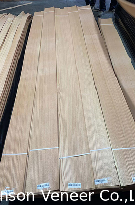 Uzunluğu 250cm Kırmızı meşe ahşap kaplama 12cm Genişliği AA Sınıfı Kalınlığı 0.5mm