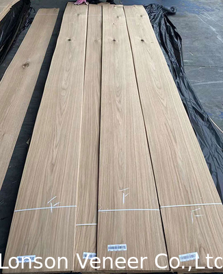 Beyaz meşe kalınlığı 0.4 mm Ahşap kaplama Düğümlü Sınıf Fiyat uygun