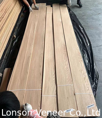 Half Crown Cut Amerikan Kırmızı Meşe Finer Panel AA Sınıf Kapı Mobilyaları