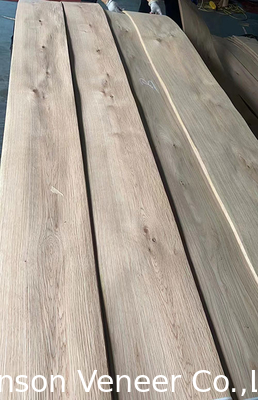 Kalınlığı0.6 - 3.0 mm Mebeller ve zemin için düğümlü beyaz meşe ahşabı kaplama