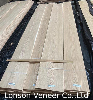 Crown Cut Red Oak Veneer Panel 0.5mm Ahşap Veneer AA Sınıfı Mobilya Kapısı