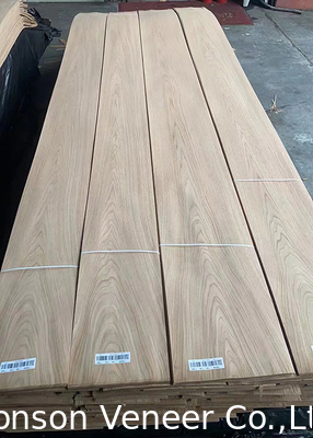 0.50mm Beyaz Meşe Ahşap Veneer Amerikan Taç Kesim Paneli AAAGrade