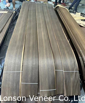 0.5mm Çeyreği Kesilmiş Dumanlı Avrupa Meşe Ahşabı Finer 250cm Uzunluk Mobilya için