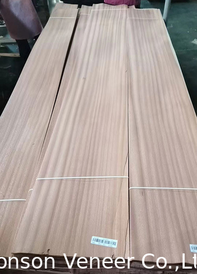 1MM Mobilya Sapele Ahşap Yapıştırma Sapelli Düz Kesim Panosu AA Sınıf