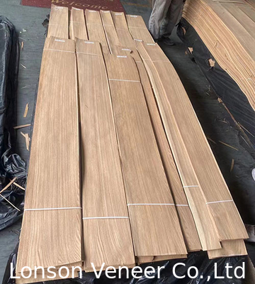 0.45 mm Kapı için Beyaz Meşe Ahşap Fineri AA Derecesi uzunluğu 120-220cm