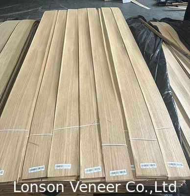 0.50 mm Beyaz Meşe Ahşap Veneer Amerikan Çeyreği Kesim Paneli Aaa Sınıfı