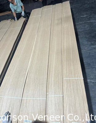 Lonson White Oak Wood Veneer Crown Cut Panel Grade A Kalınlığı 2 mm