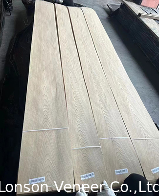 Doğal 0.4mm Amerikan Beyaz Meşe Fineri 10mm Genişliği Plywood'a Uygula