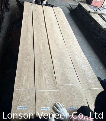 Doğal 0.4mm Amerikan Beyaz Meşe Fineri 10mm Genişliği Plywood'a Uygula