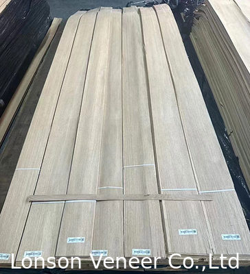 Avrupa Meşe AA Sınıf Doğal Ahşap Finer Kalınlığı 0.5mm ≥245cm Uzunluk