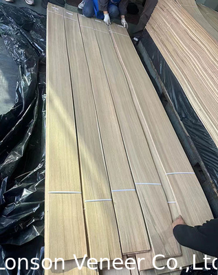 Avrupa Meşe AA Sınıf Doğal Ahşap Finer Kalınlığı 0.5mm ≥245cm Uzunluk