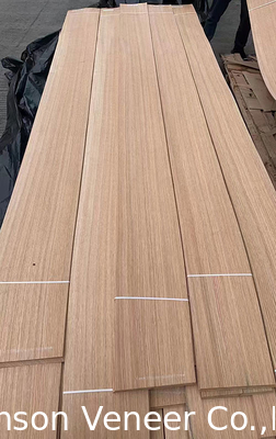 Çeyreği kesilmiş Kırmızı meşe kaplama paneli 0.5 mm Ahşap kaplama AAA sınıfı